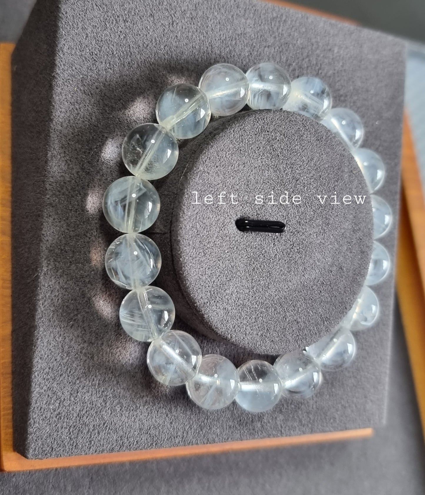 Blue Needle Quartz (Top Premium Grade) with Certification 11.4mm 蓝针 - Bleus Vault.C 