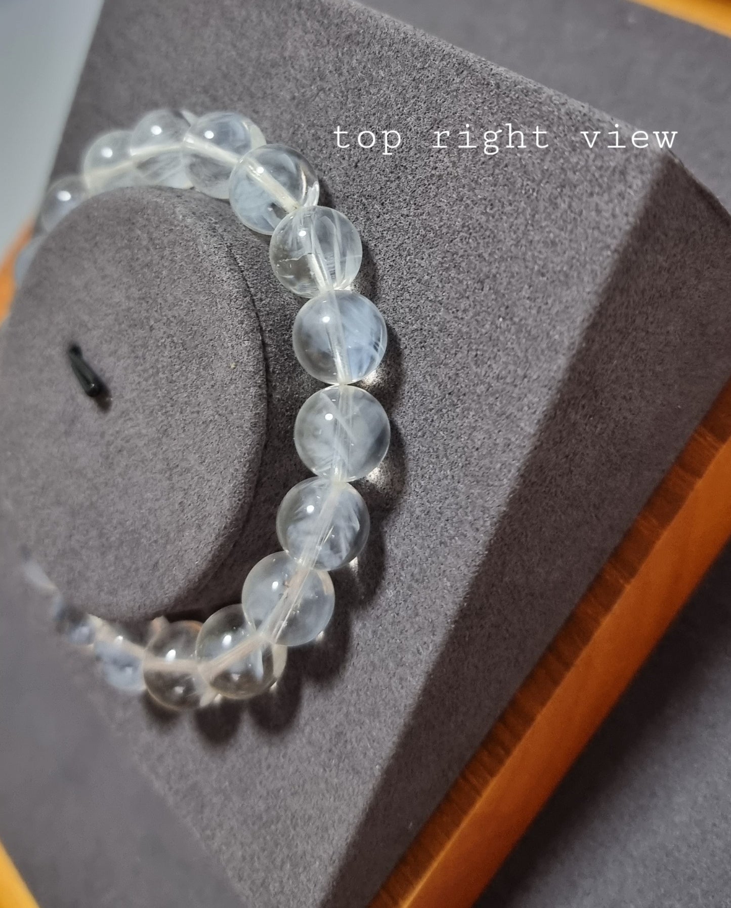 Blue Needle Quartz (Top Premium Grade) with Certification 10.2mm 蓝针 - Bleus Vault.C 