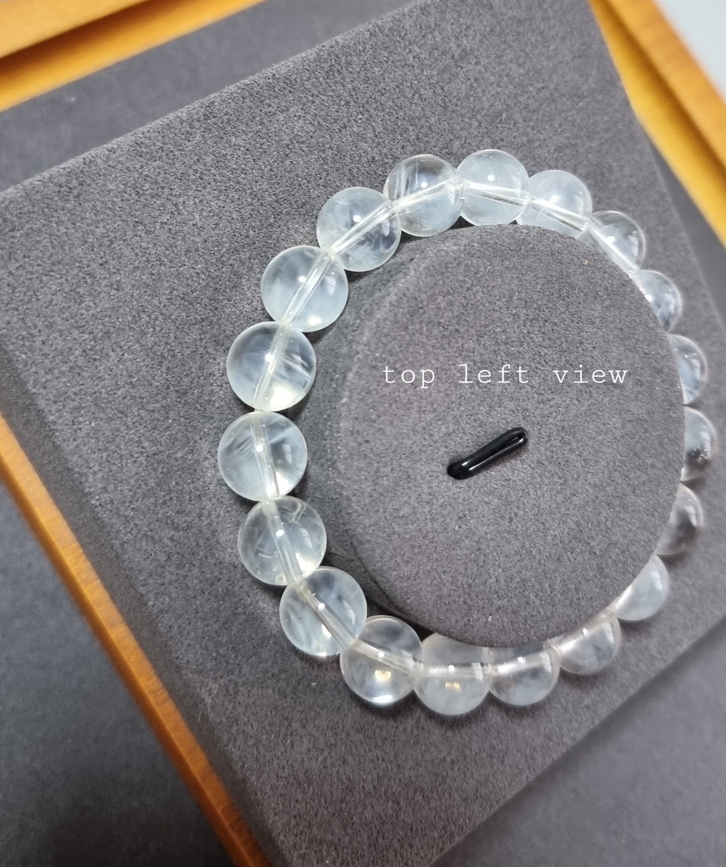 Blue Needle Quartz (Top Premium Grade) with Certification 10.2mm 蓝针 - Bleus Vault.C 