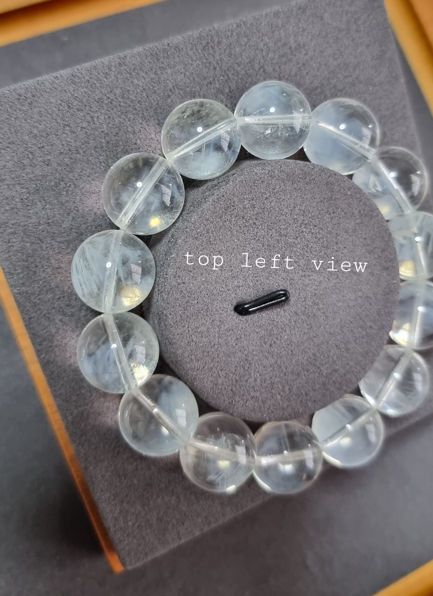 Blue Needle Quartz (Top Premium Grade) with Certification 15.3mm 蓝针 - Bleus Vault.C 