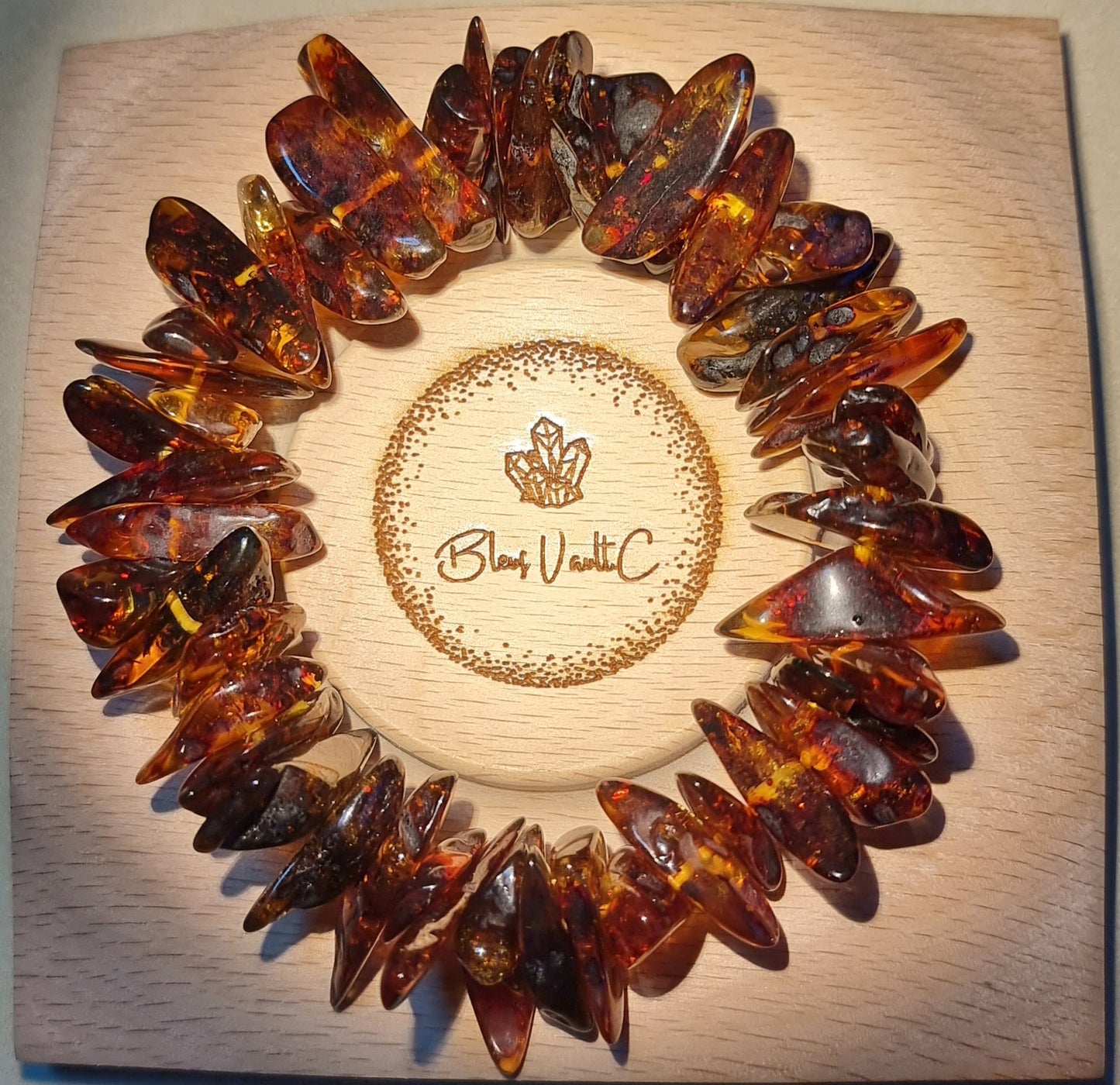 Flower Amber Free Form 花珀 - Bleus Vault.C 