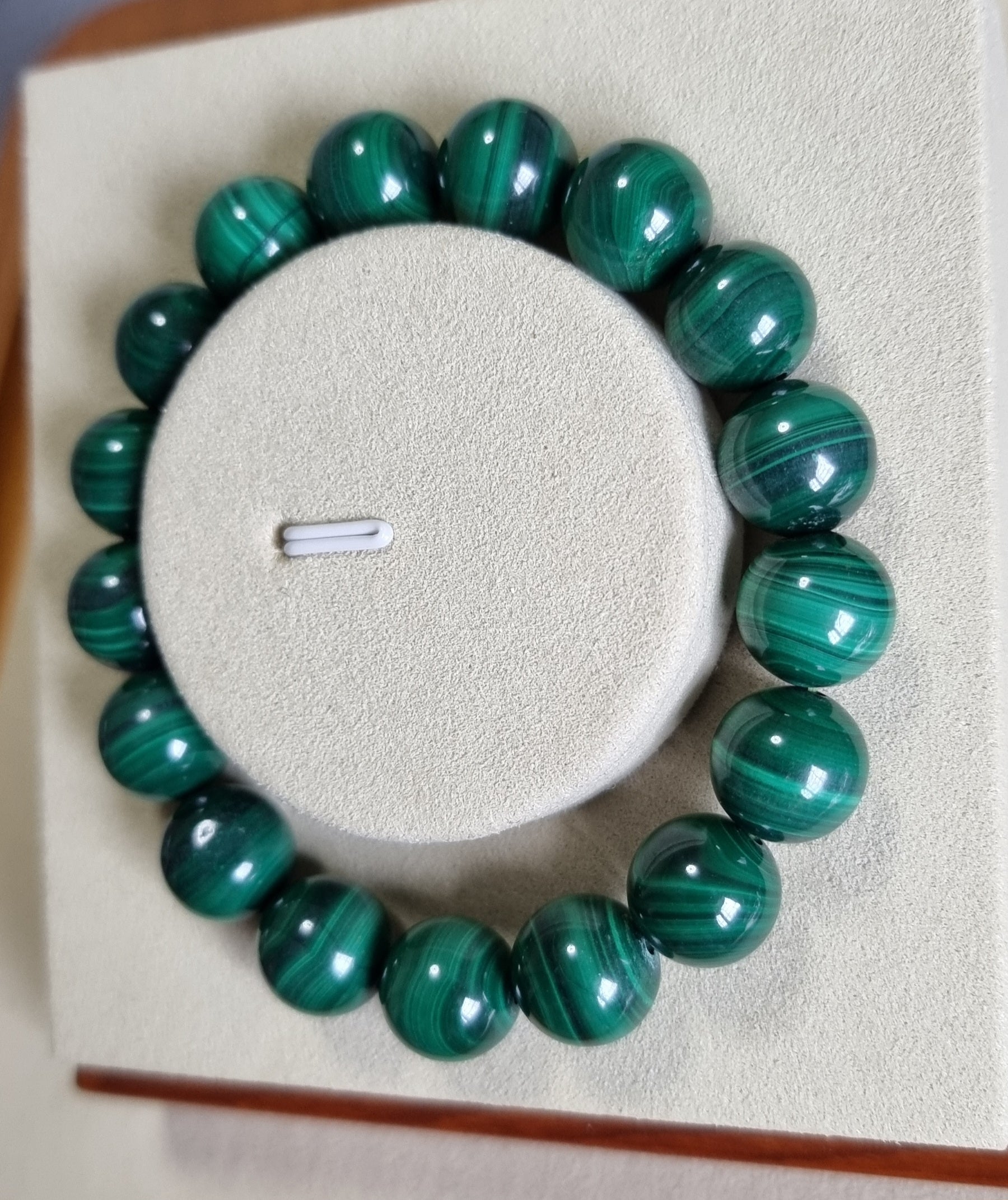 Malachite (Premium Grade) w Certification 12.5mm 孔雀石 - Bleus Vault.C 