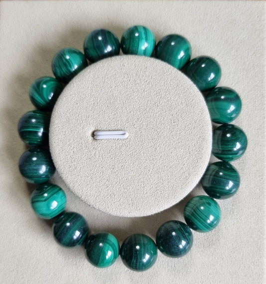 Malachite (Premium Grade) w Certification 12.4mm 孔雀石 - Bleus Vault.C 