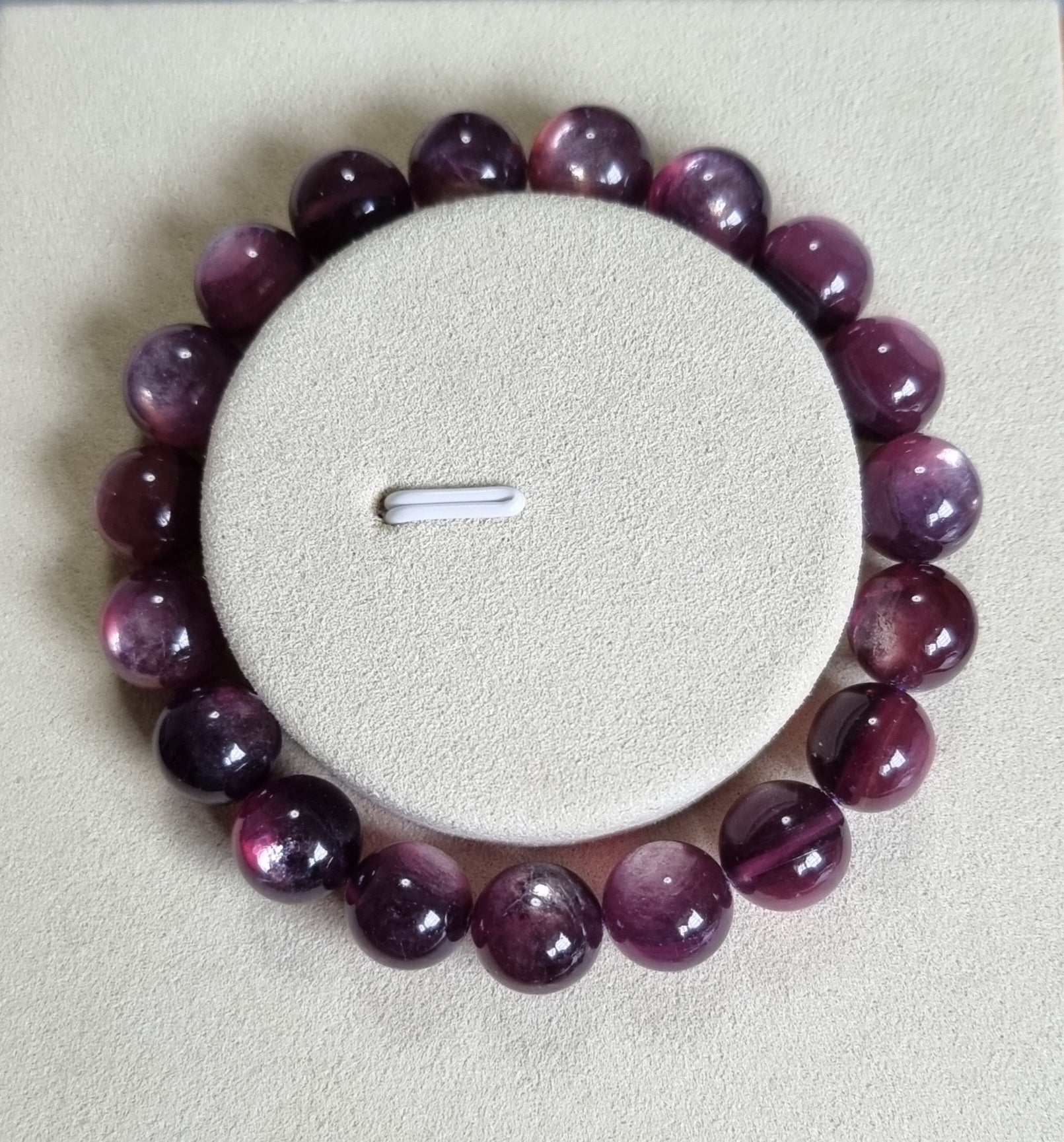 Lepidolite Purple Red (Premium Grade)10.5mm 紫锂云母 - Bleus Vault.C 