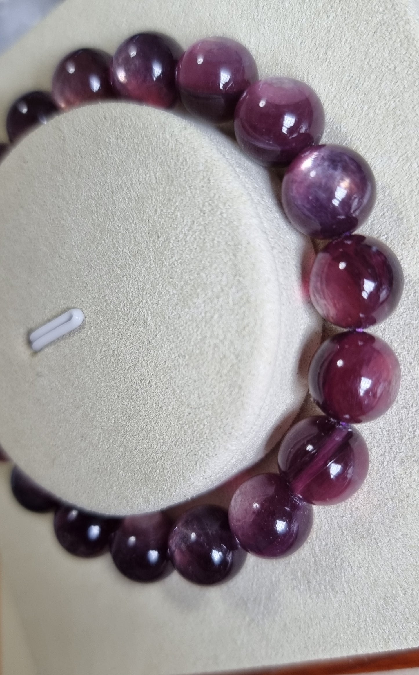 Lepidolite Purple Red (Premium Grade)10.5mm 紫锂云母 - Bleus Vault.C 