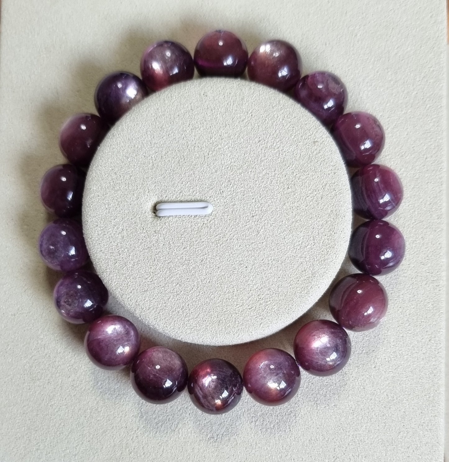 Lepidolite Purple Red (Premium Grade)11.5mm 紫锂云母 - Bleus Vault.C 