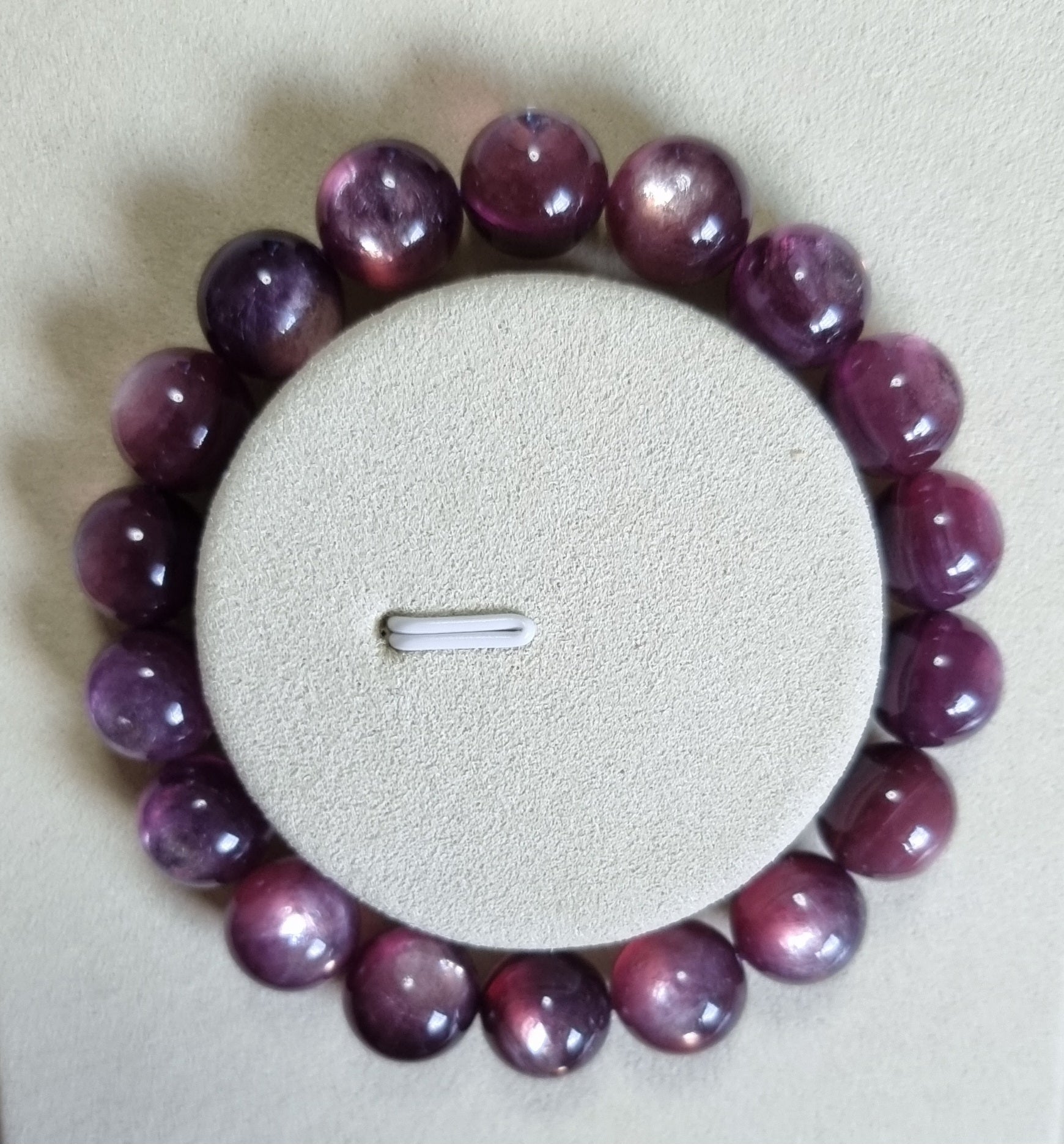 Lepidolite Purple Red (Premium Grade)11.5mm 紫锂云母 - Bleus Vault.C 