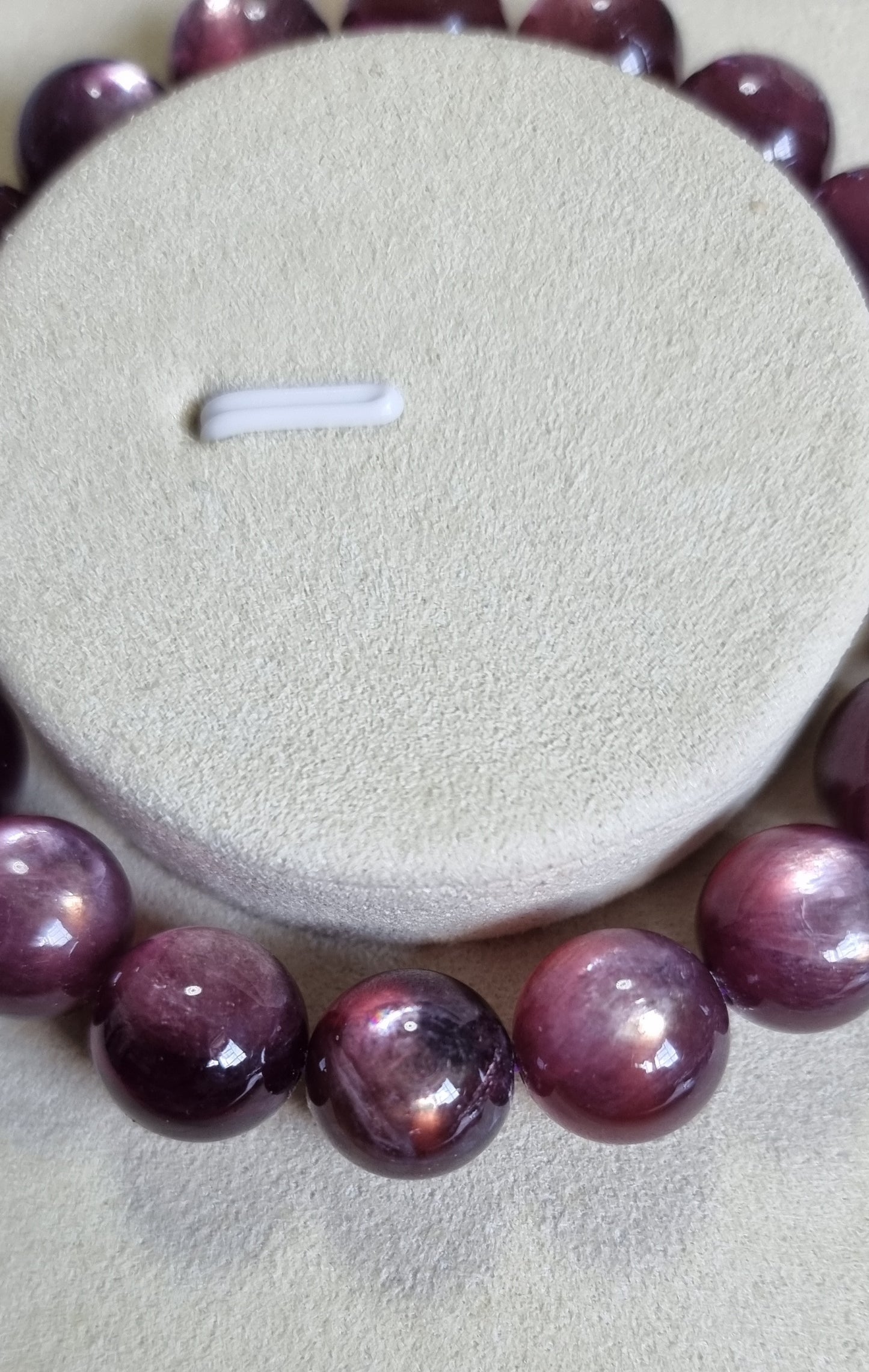 Lepidolite Purple Red (Premium Grade)11.5mm 紫锂云母 - Bleus Vault.C 