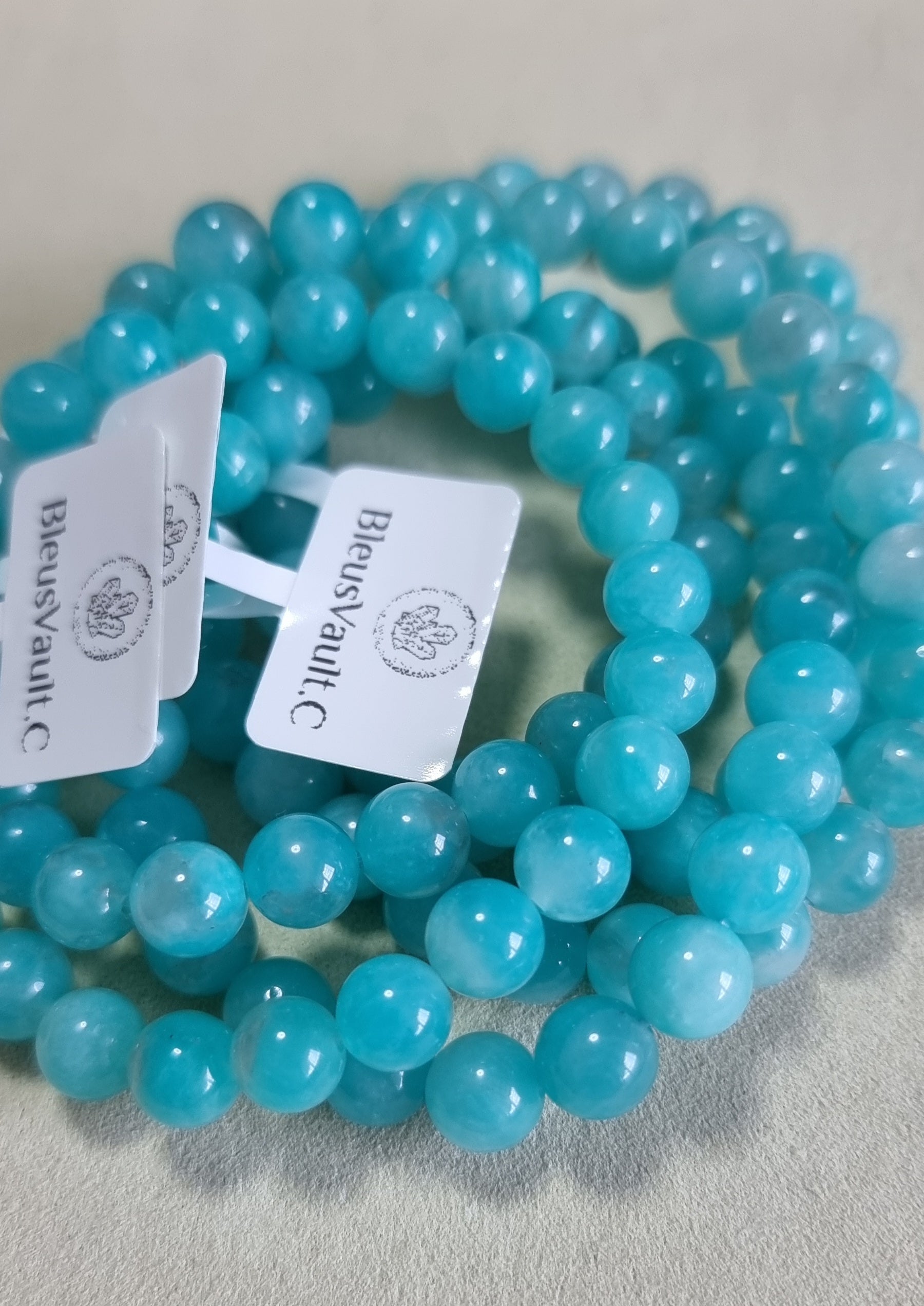 Amazonite 8mm 天河石 - Bleus Vault.C 