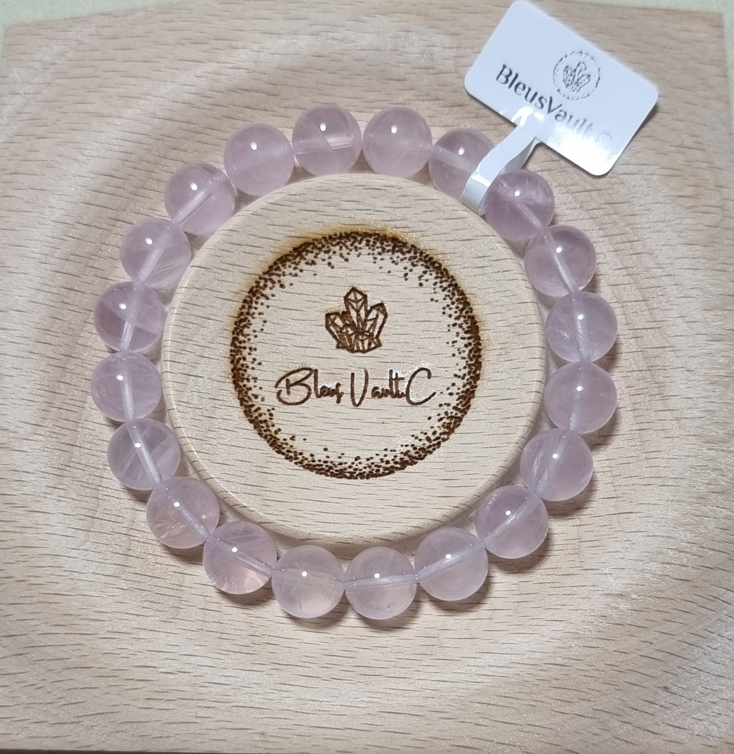 Rose Quartz 10mm - 12mm 粉晶 - Bleus Vault.C 