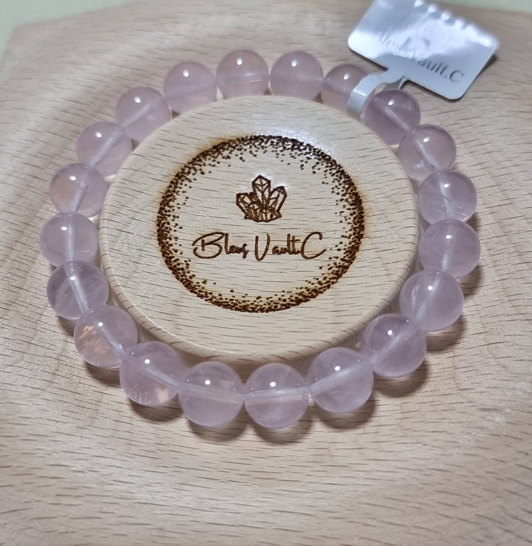 Rose Quartz 10mm - 12mm 粉晶 - Bleus Vault.C 