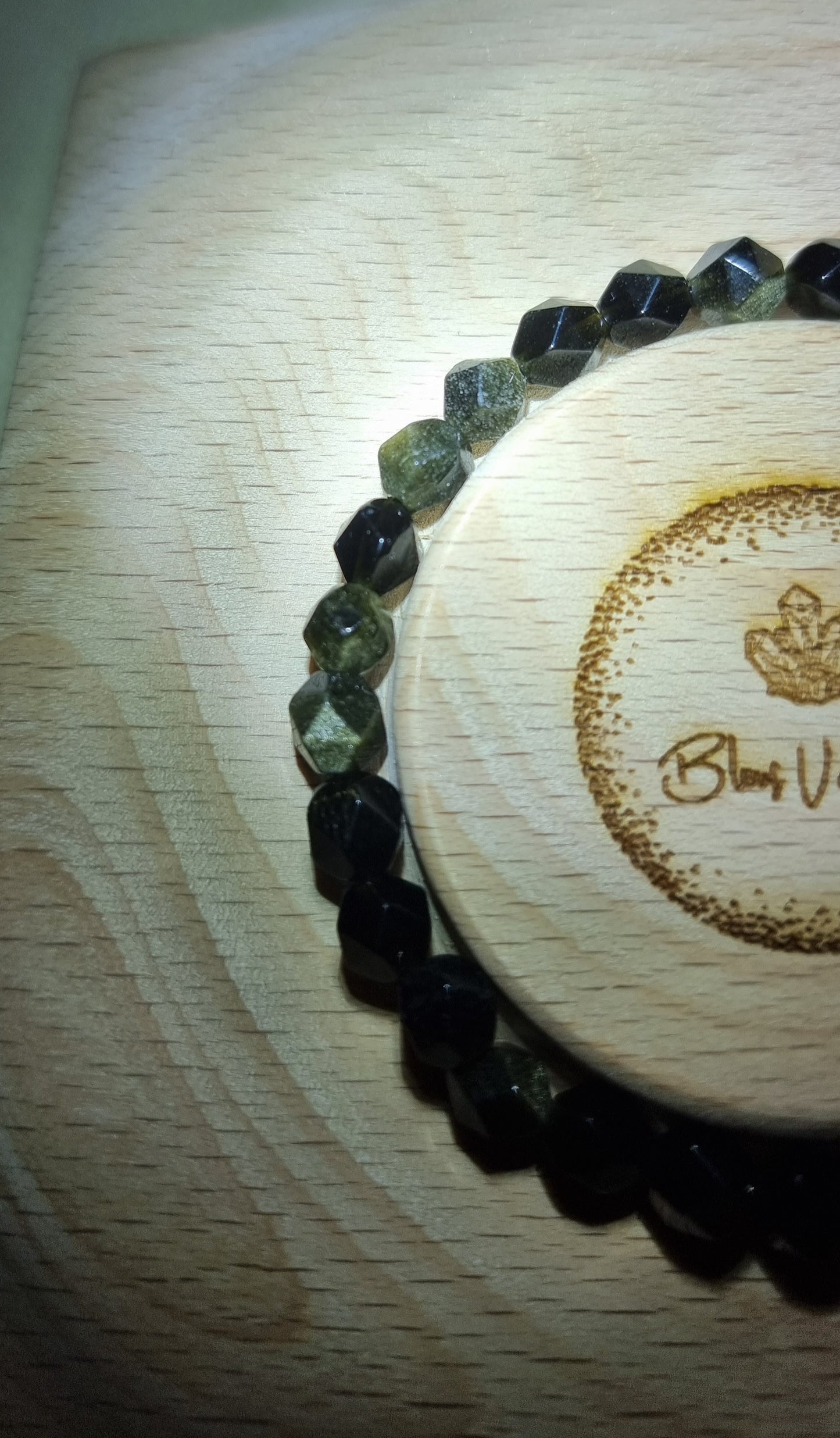 Gold Sheen Obsidian Faceted 6mm 金曜石 - Bleus Vault.C 