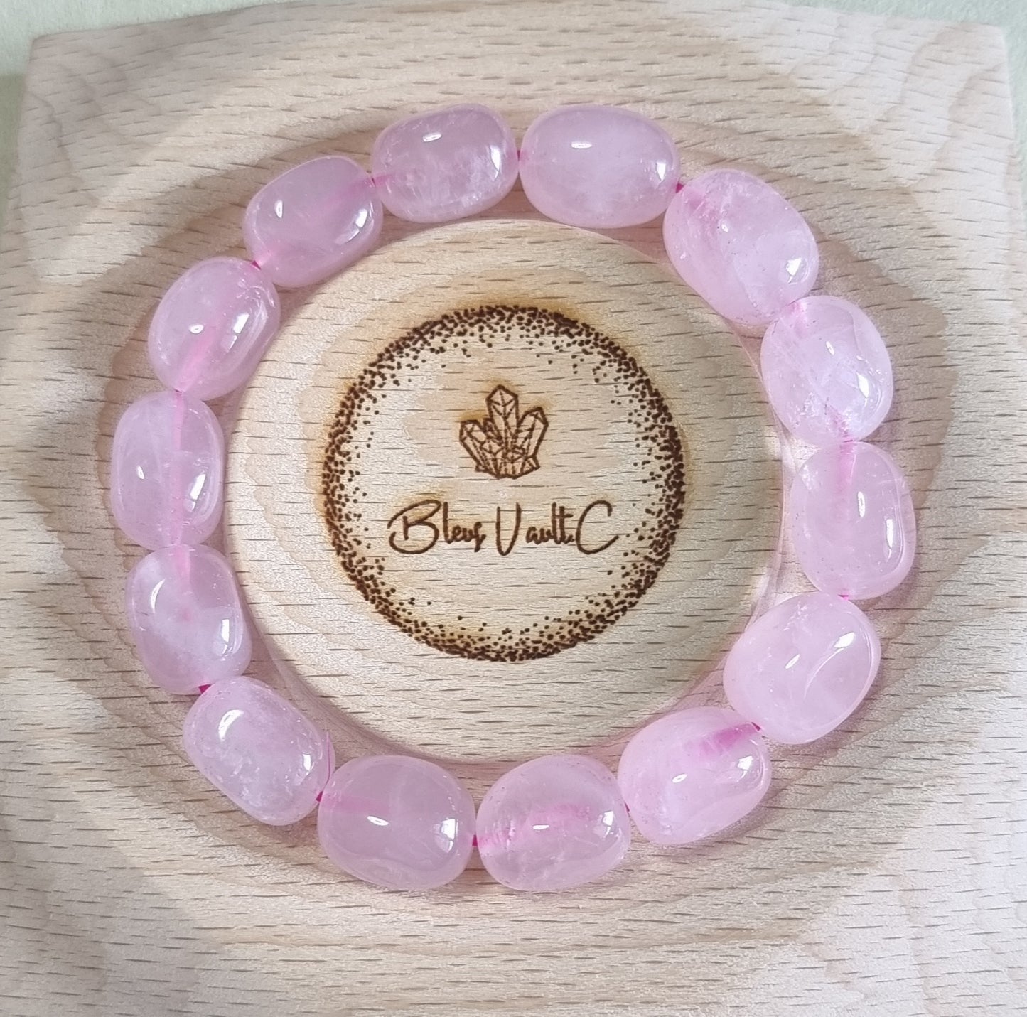 Rose Quartz Oblate Pinky 马粉晶 - Bleus Vault.C 