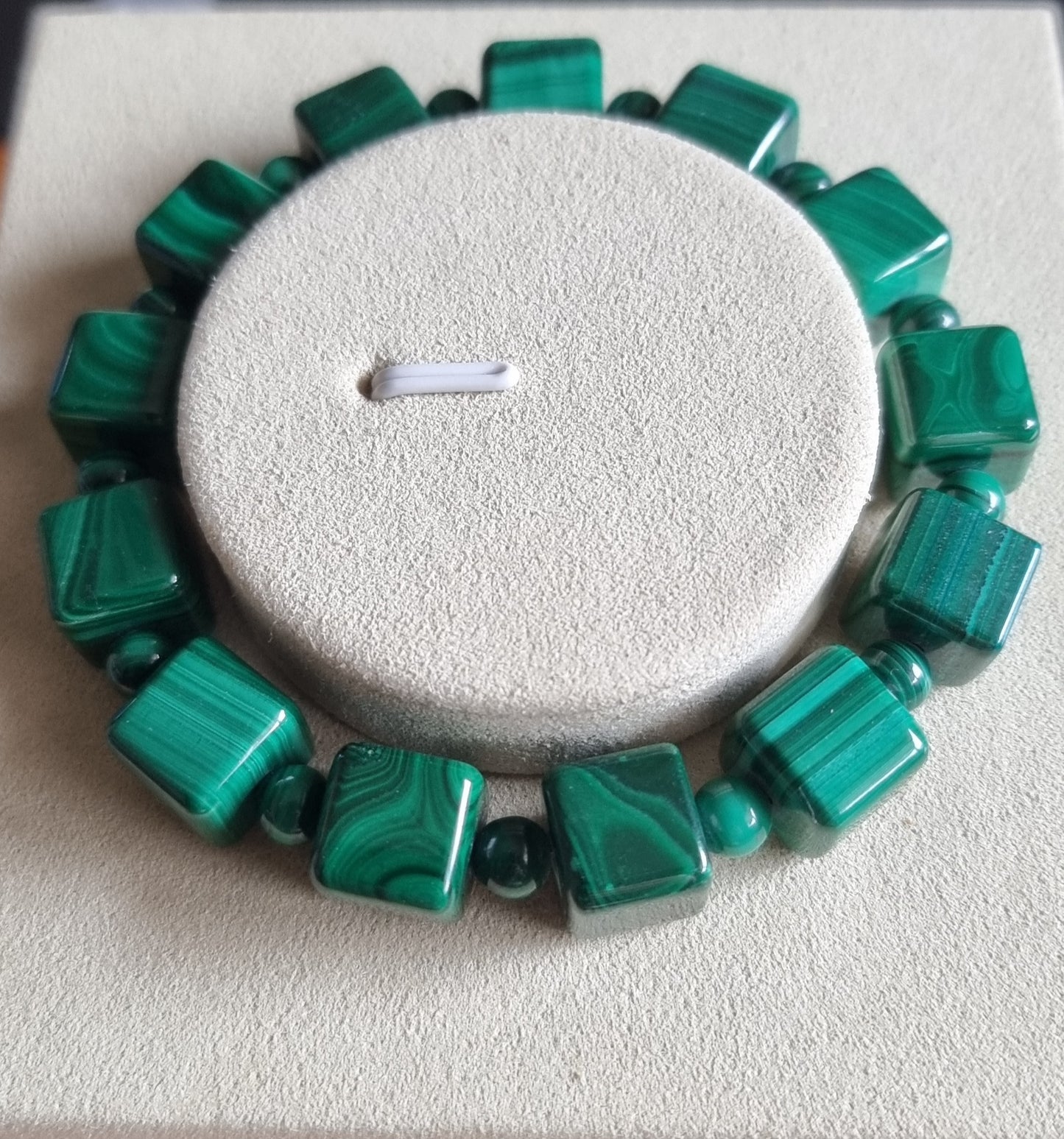 Malachite (Premium Grade) w Certification 11mm 孔雀石 - Bleus Vault.C 