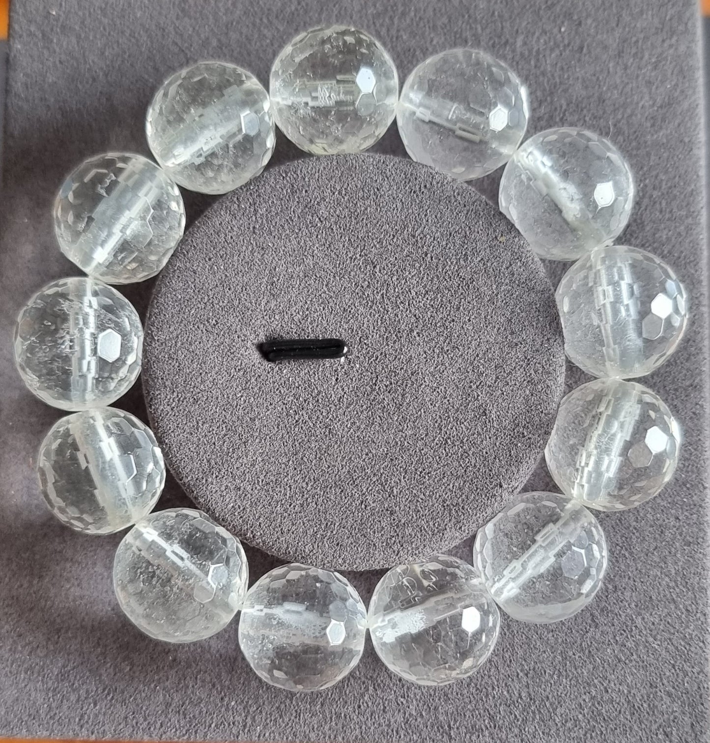 Clear Quartz 108 Faceted Cut 16mm 白水晶 - Bleus Vault.C 