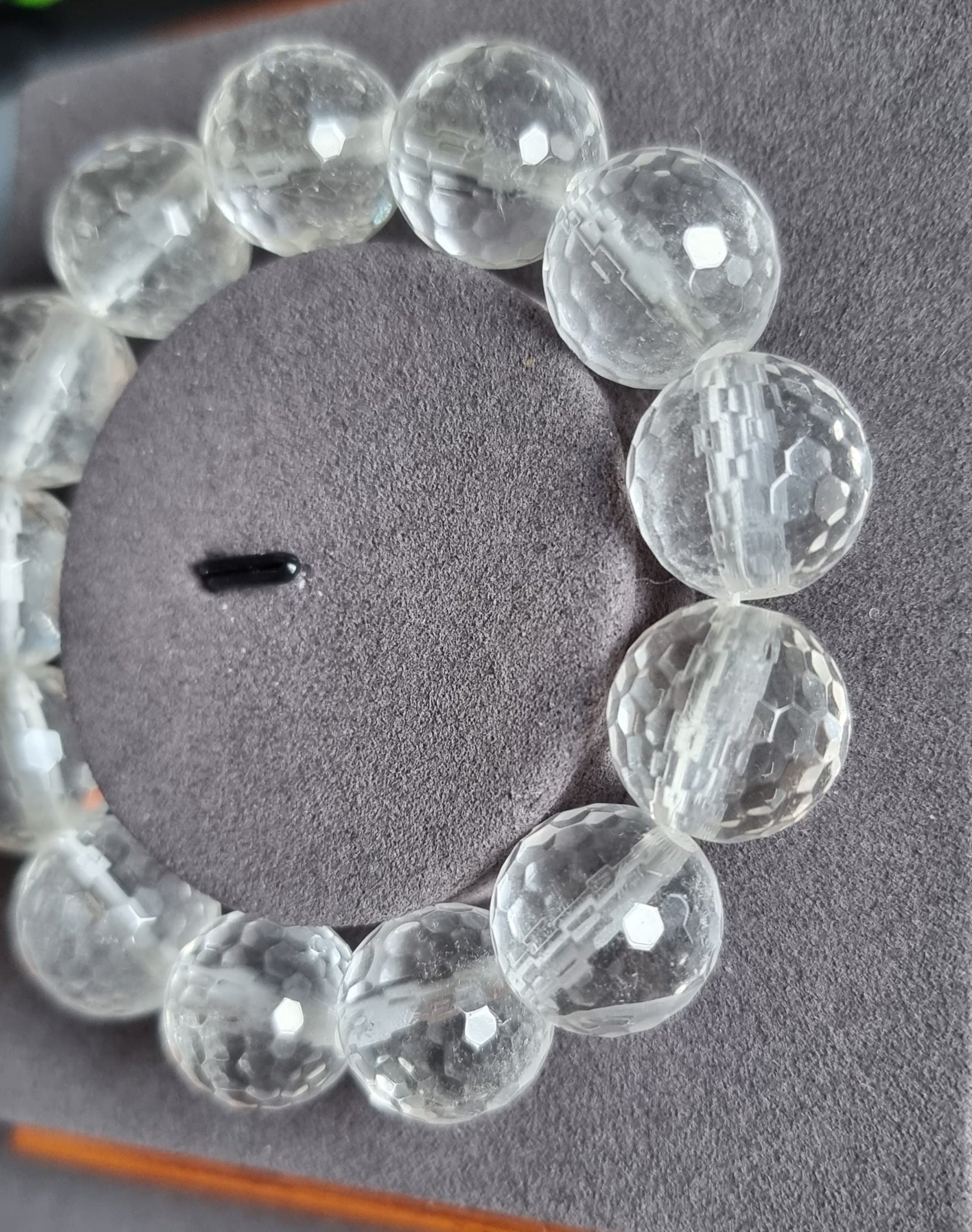 Clear Quartz 108 Faceted Cut 16mm 白水晶 - Bleus Vault.C 