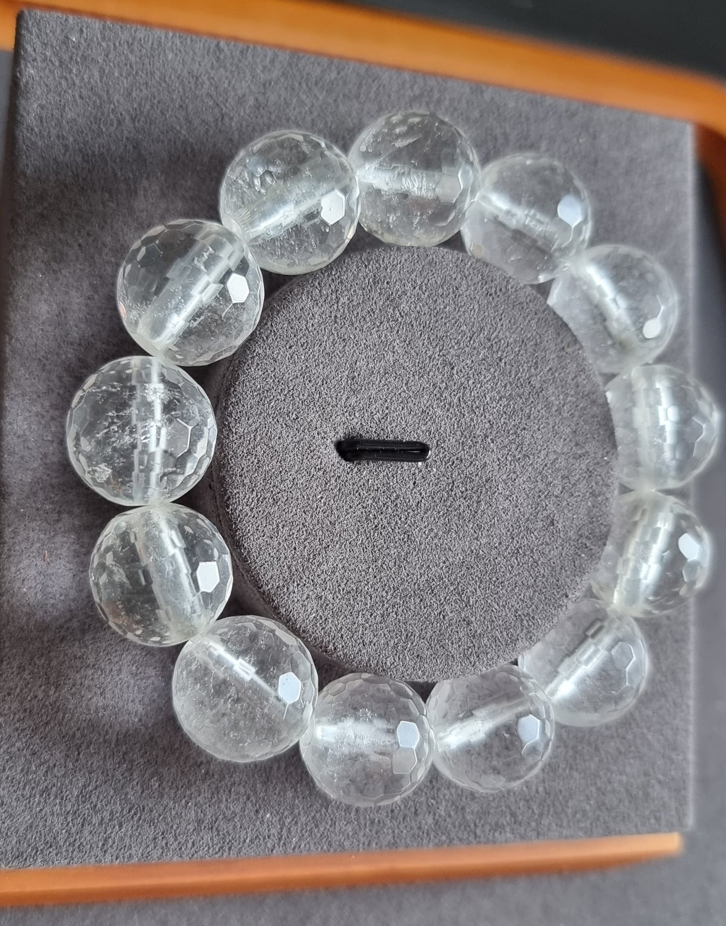 Clear Quartz 108 Faceted Cut 16mm 白水晶 - Bleus Vault.C 