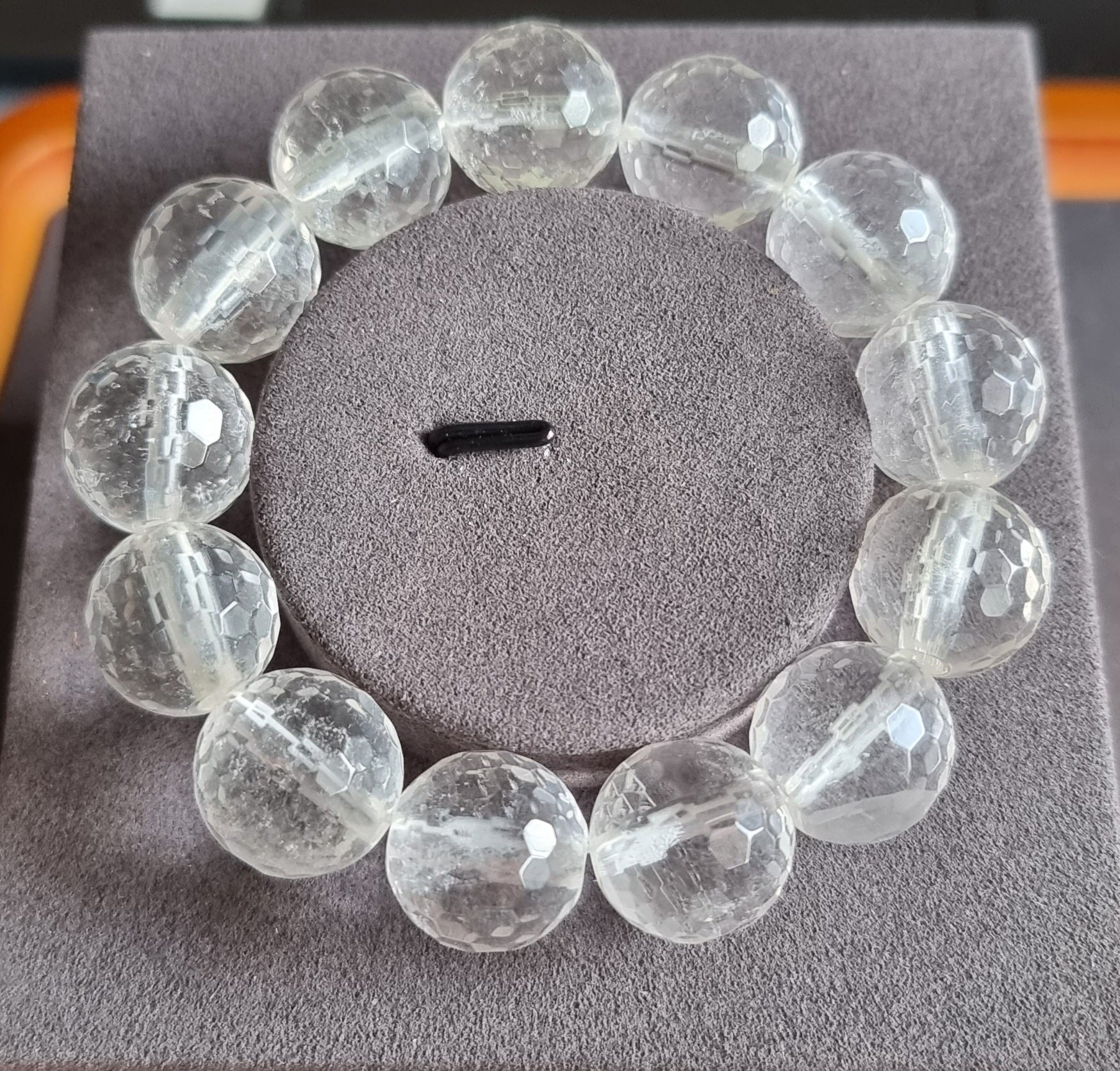 Clear Quartz 108 Faceted Cut 16mm 白水晶 - Bleus Vault.C 