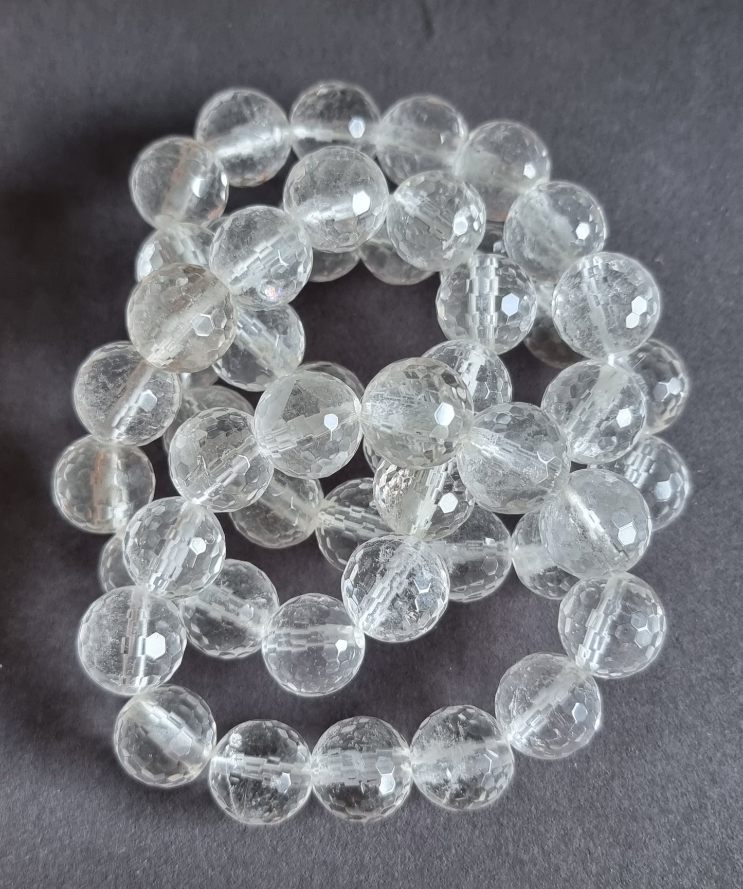 Clear Quartz 108 Faceted Cut 16mm 白水晶 - Bleus Vault.C 