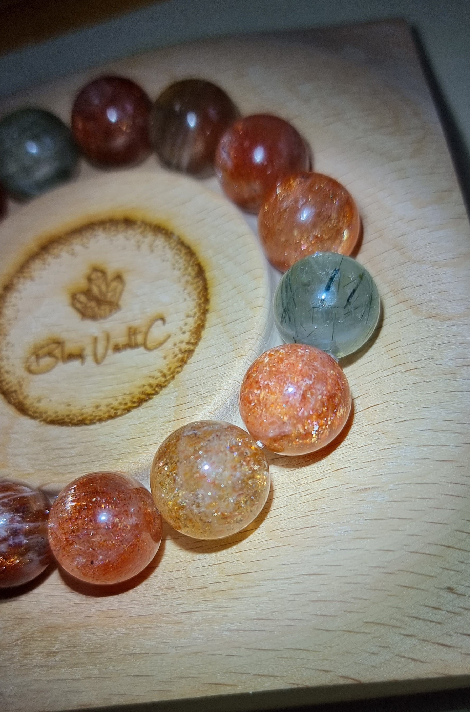 Arusha Sunstone 13mm to 15mm (High Grade) with Certification 阿鲁沙 - Bleus Vault.C 