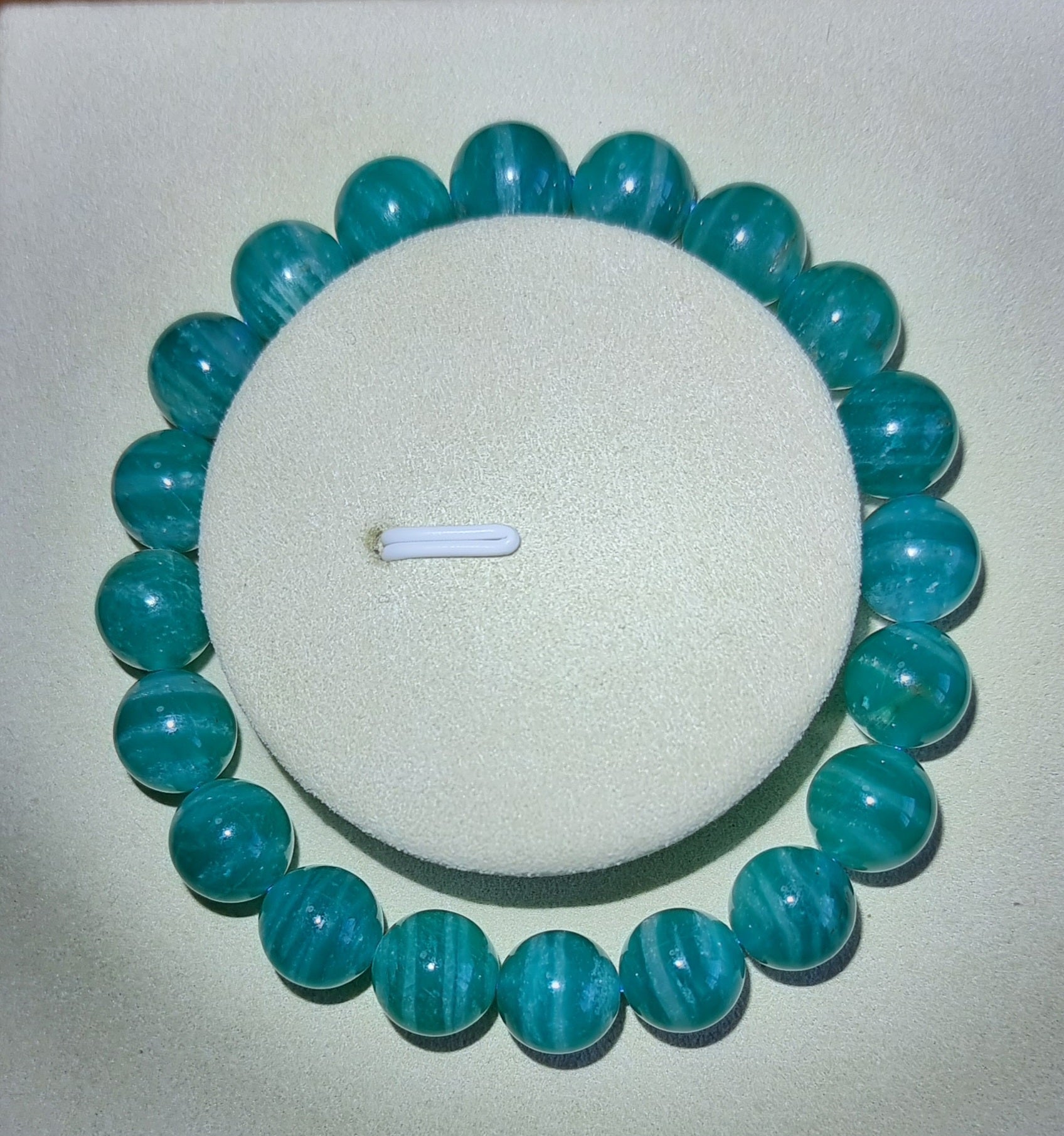 Amazonite (Premium Grade) with Certification 10mm 天河石 - Bleus Vault.C 