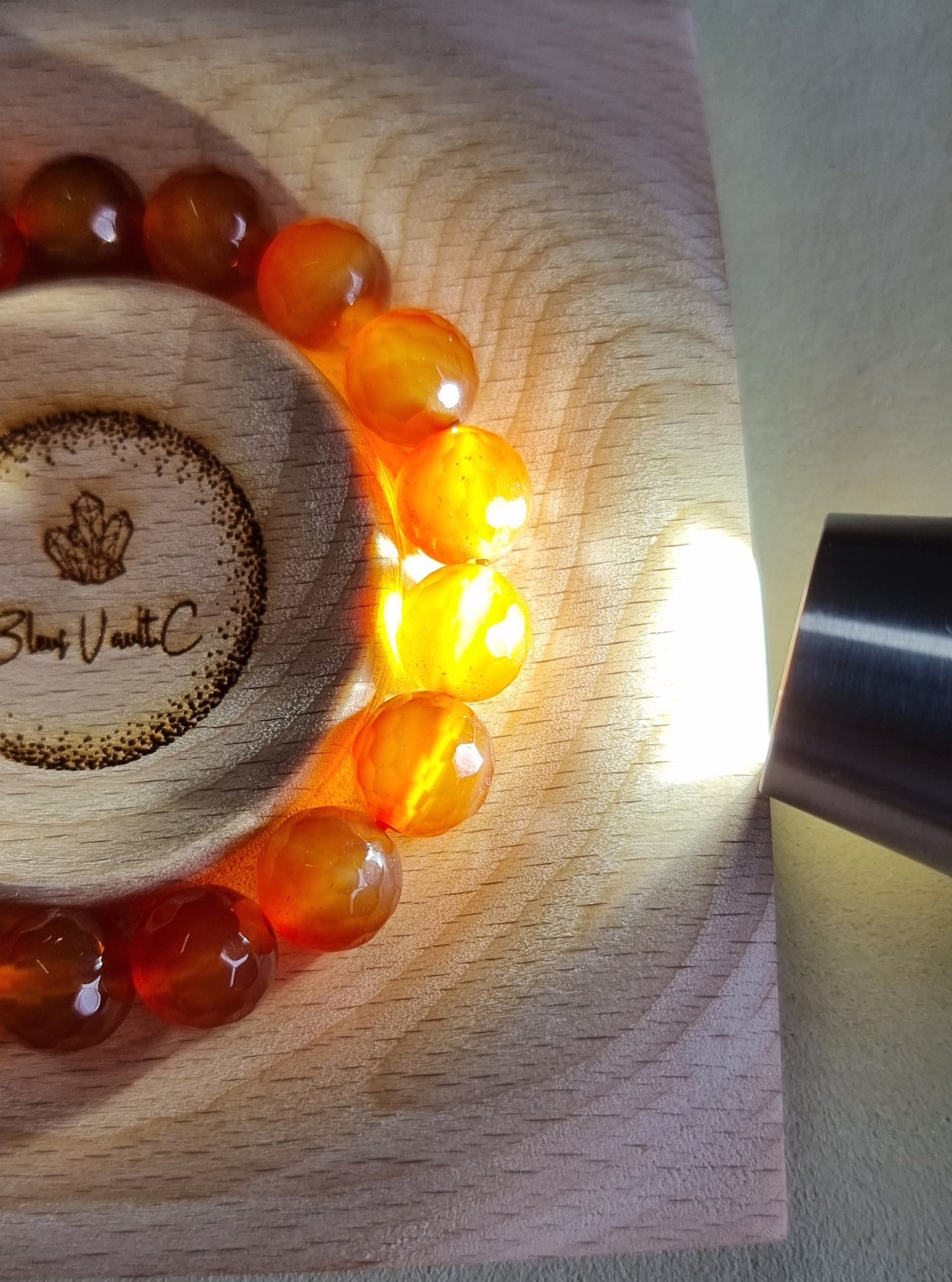 Carnelian Faceted 10mm 红玛瑙 - Bleus Vault.C 