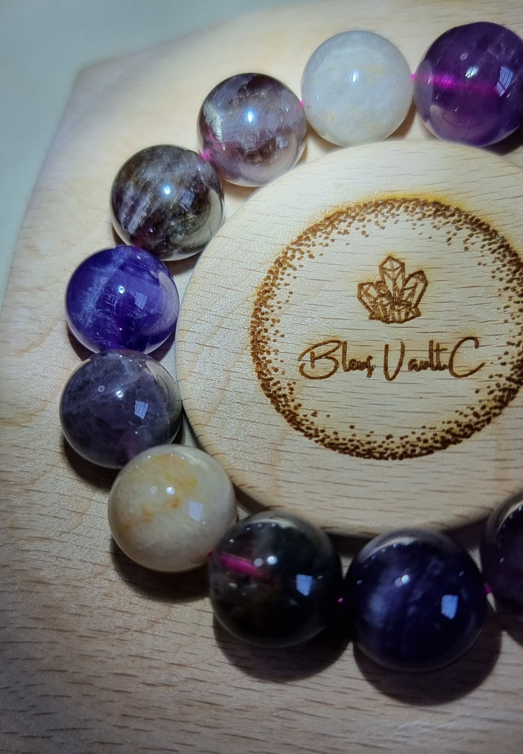 Auralite 23 Mixed with Certification 16mm 彩极光 - Bleus Vault.C 