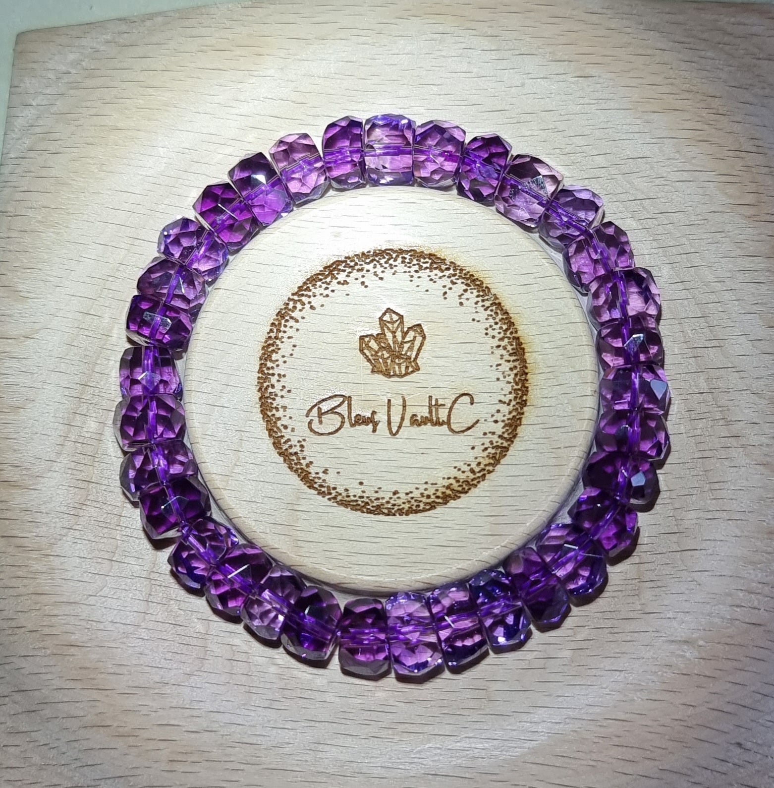 Amethyst Faceted with Certification 10mm (Top Premium Grade) 紫晶 - Bleus Vault.C 