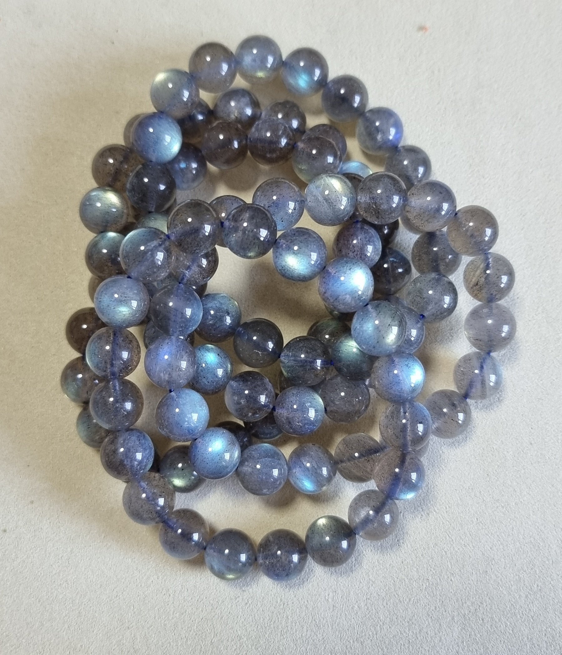 Labradorite Moonstone 10mm Blue Sheen (Premium Grade) 拉长石 - Bleus Vault.C 