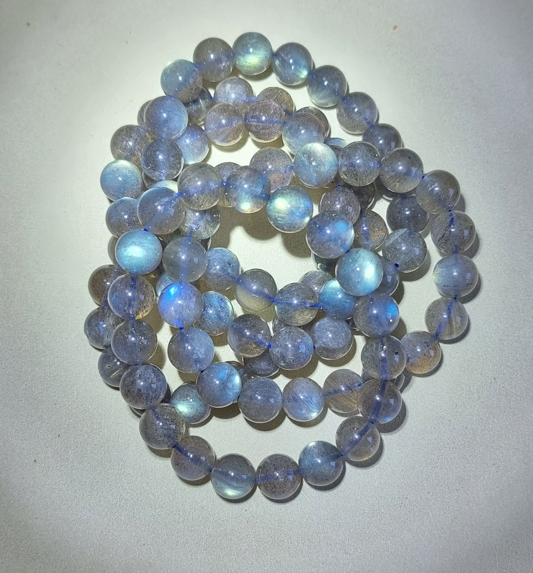 Labradorite Moonstone 10mm Blue Sheen (Premium Grade) 拉长石 - Bleus Vault.C 