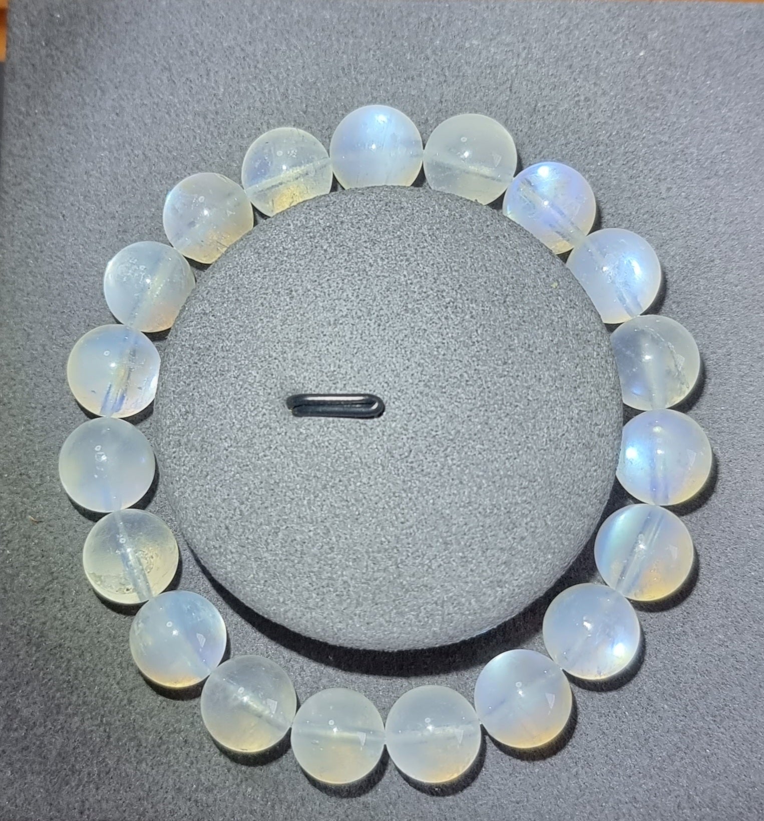 Grey Moonstone Sri Lanka with Certification 11mm (Premium Grade) 灰月光石 - Bleus Vault.C 