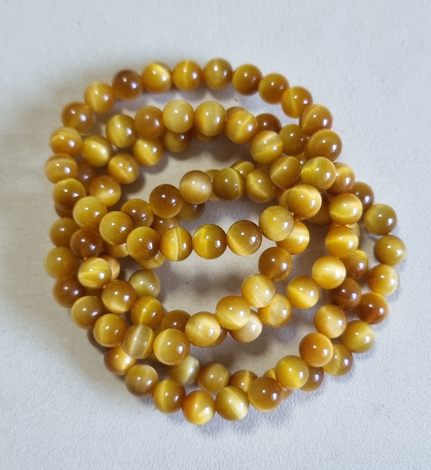 Tiger Eye Golden (Top Premium Grade) 8mm 虎眼石