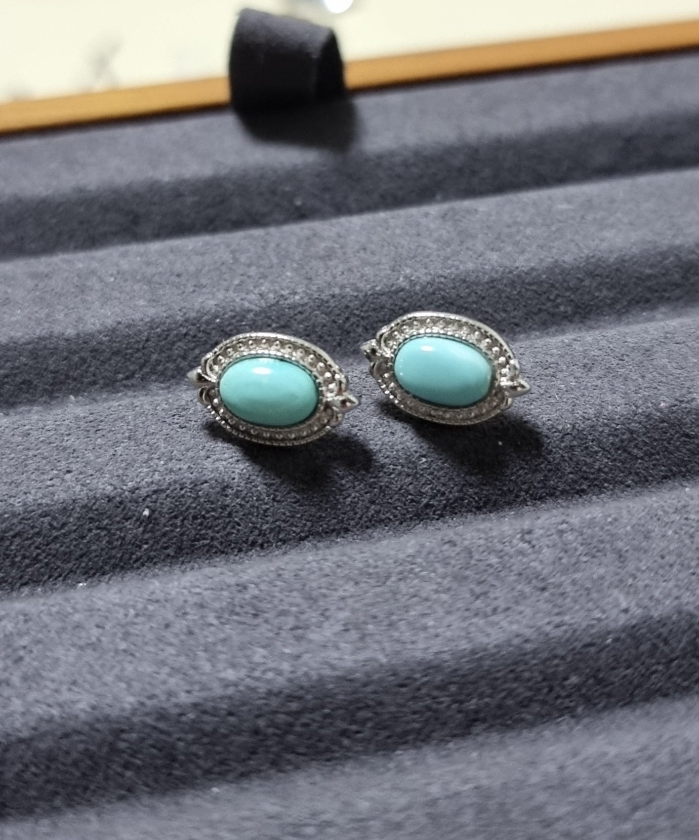 Turquoise in S925 Silver 绿松石