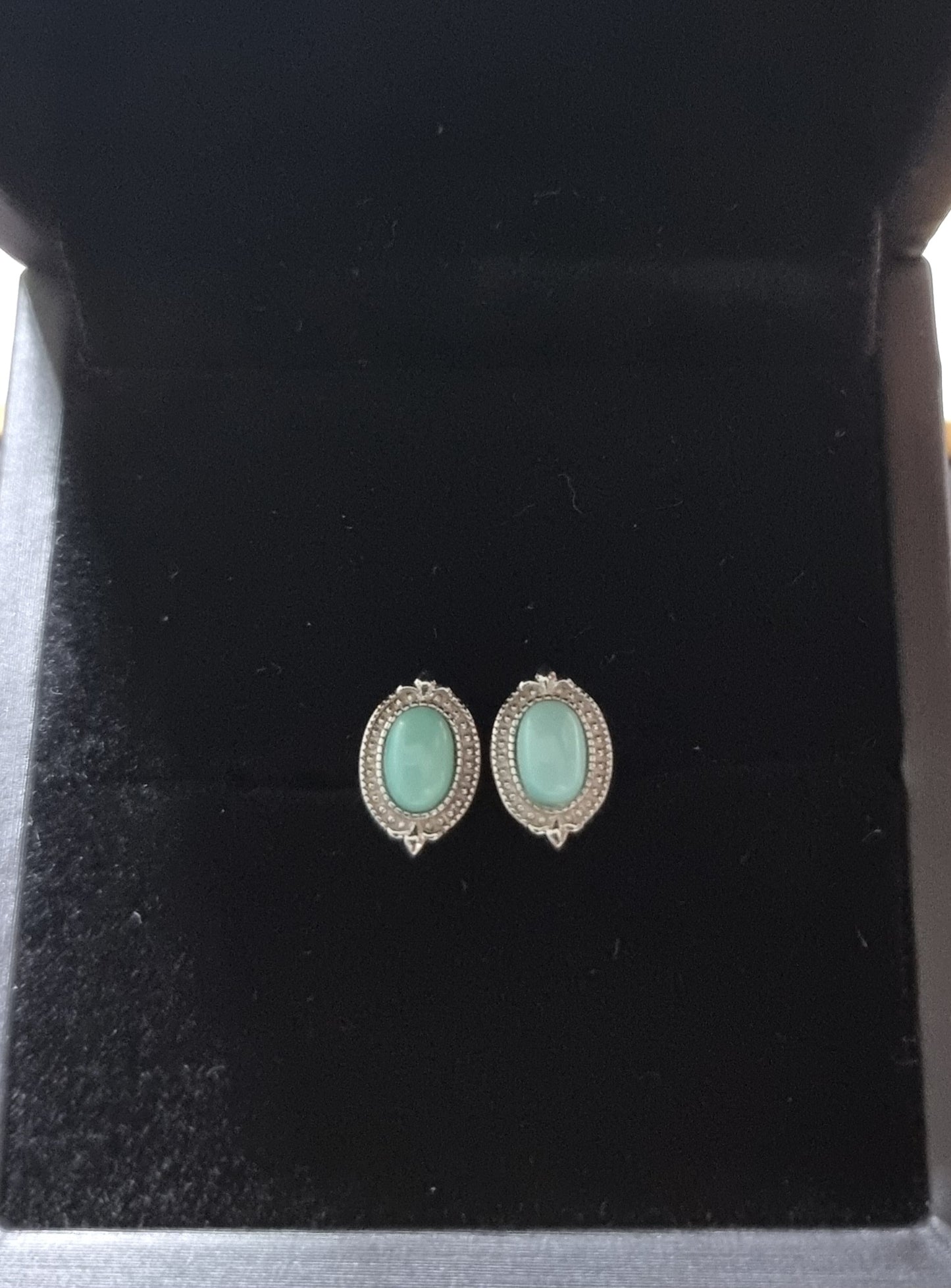 Turquoise in S925 Silver 绿松石