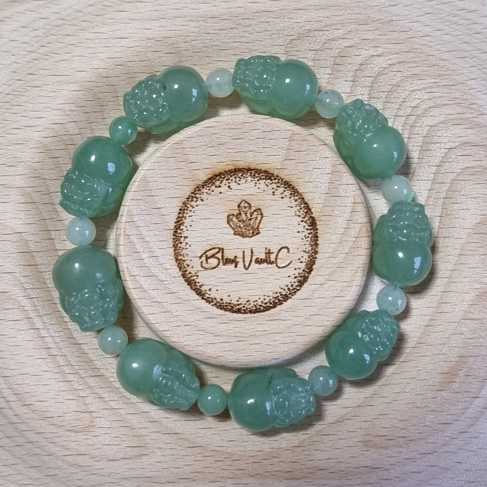 Aventurine Jade Pixiu 10 & 11mm 東陵玉 - Bleus Vault.C 