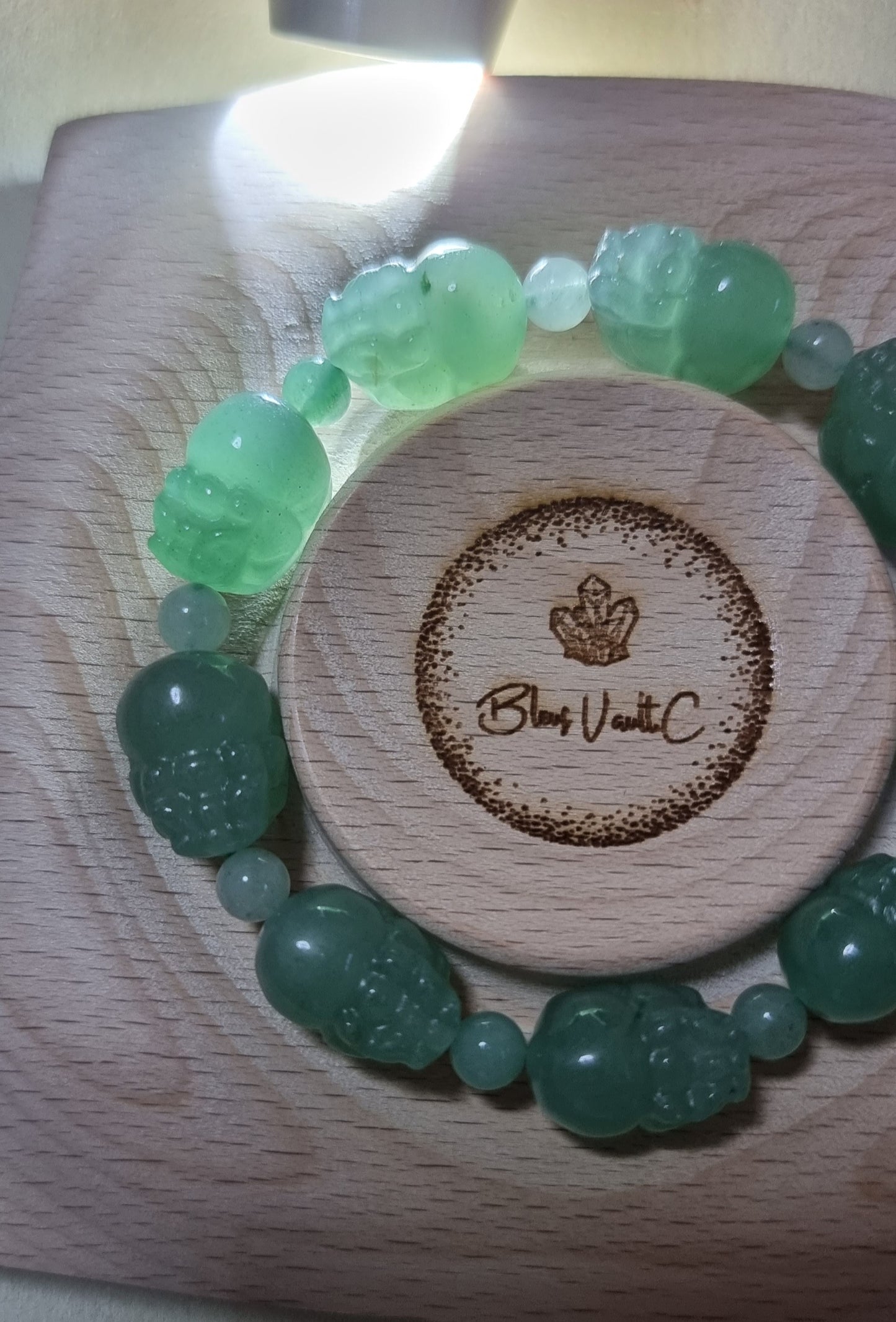 Aventurine Jade Pixiu 10 & 11mm 東陵玉 - Bleus Vault.C 