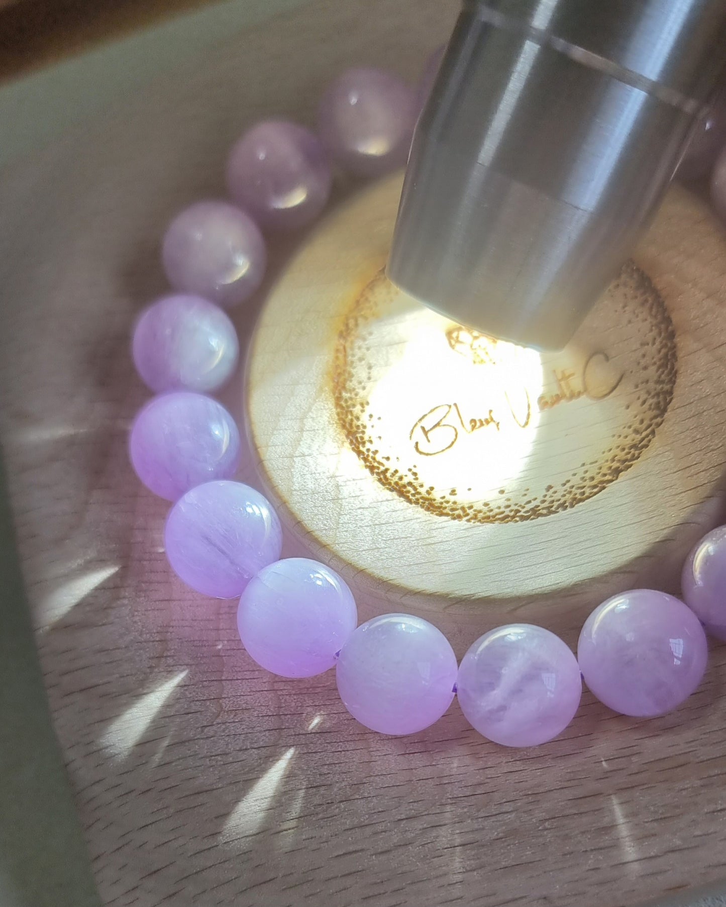 Kunzite Cat Eye (Premium Grade) with Certification 11mm 紫锂辉石