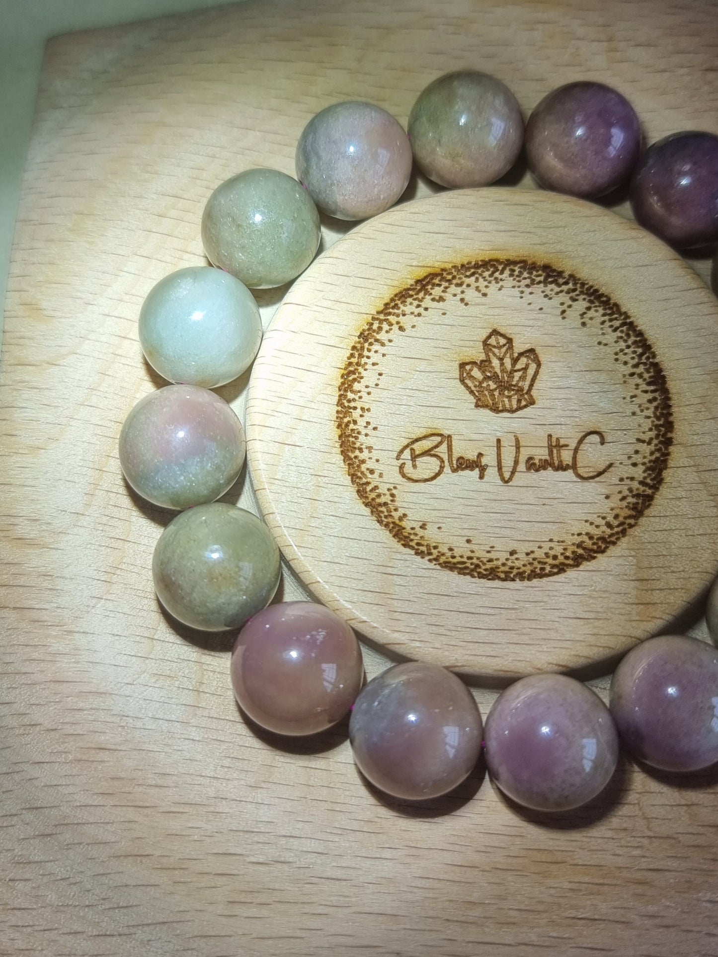 Honey Peach Tourmaline with Certification (High Grade) 13.2mm 水蜜桃碧璽 - Bleus Vault.C 