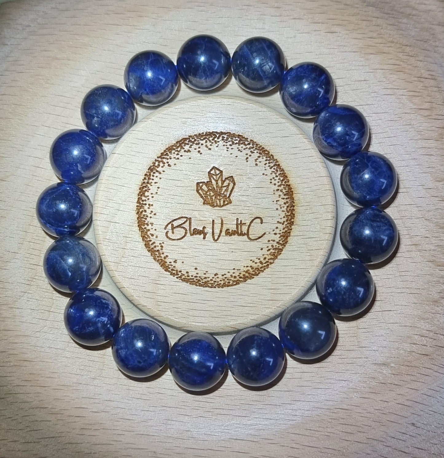 Blue Sodalite (High Grade)12.5mm 蓝纹石 - Bleus Vault.C 