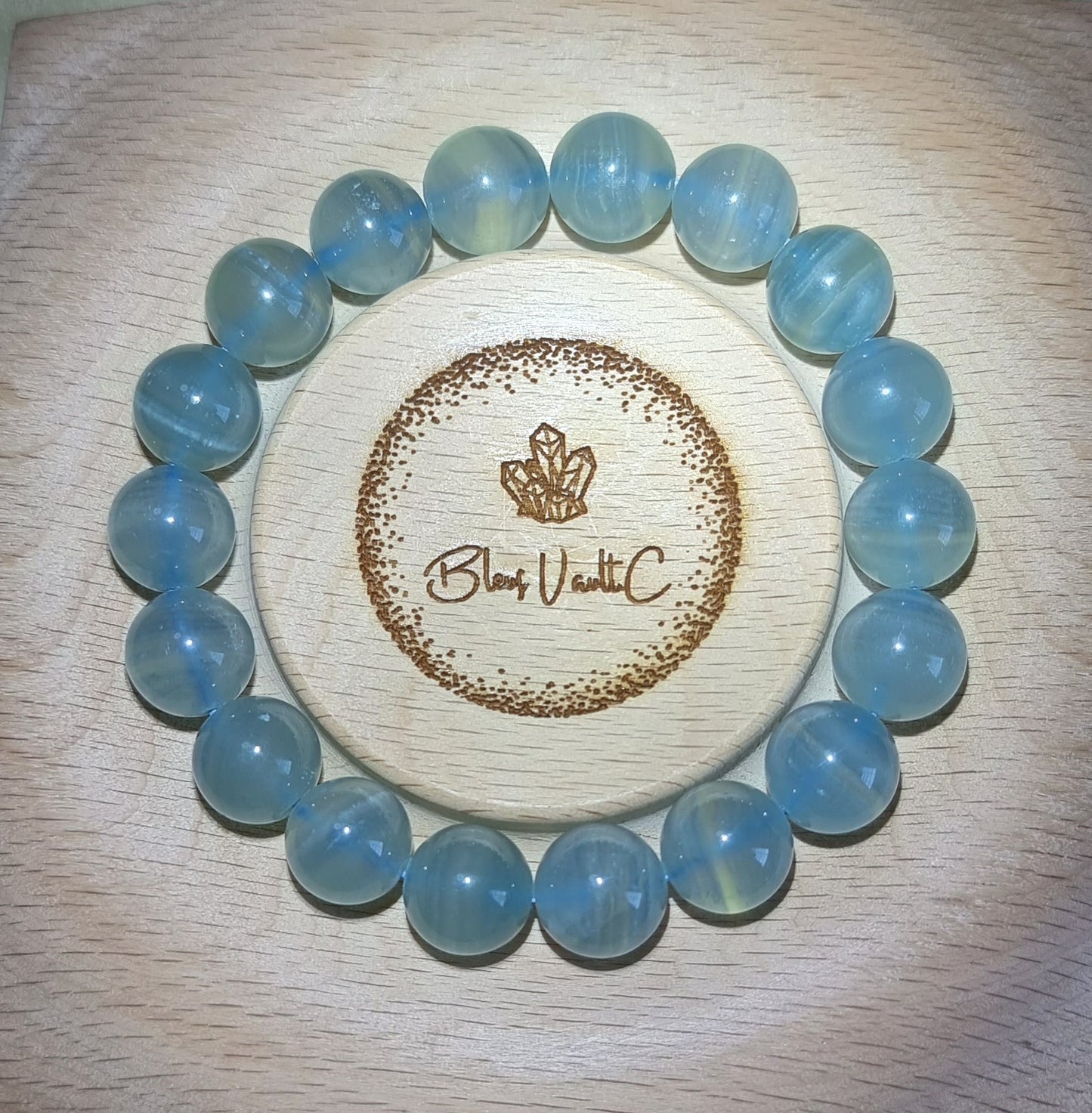 Blue Calcite (High Grade) 12mm 方解石 - Bleus Vault.C 