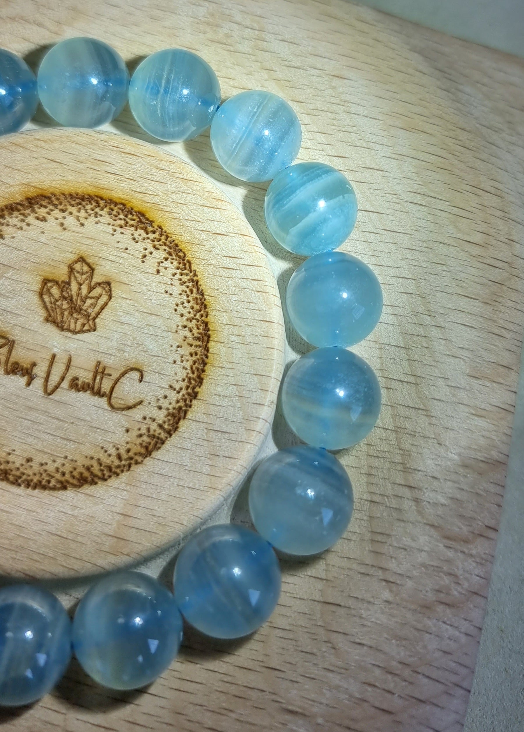 Blue Calcite (High Grade) 12mm 方解石 - Bleus Vault.C 