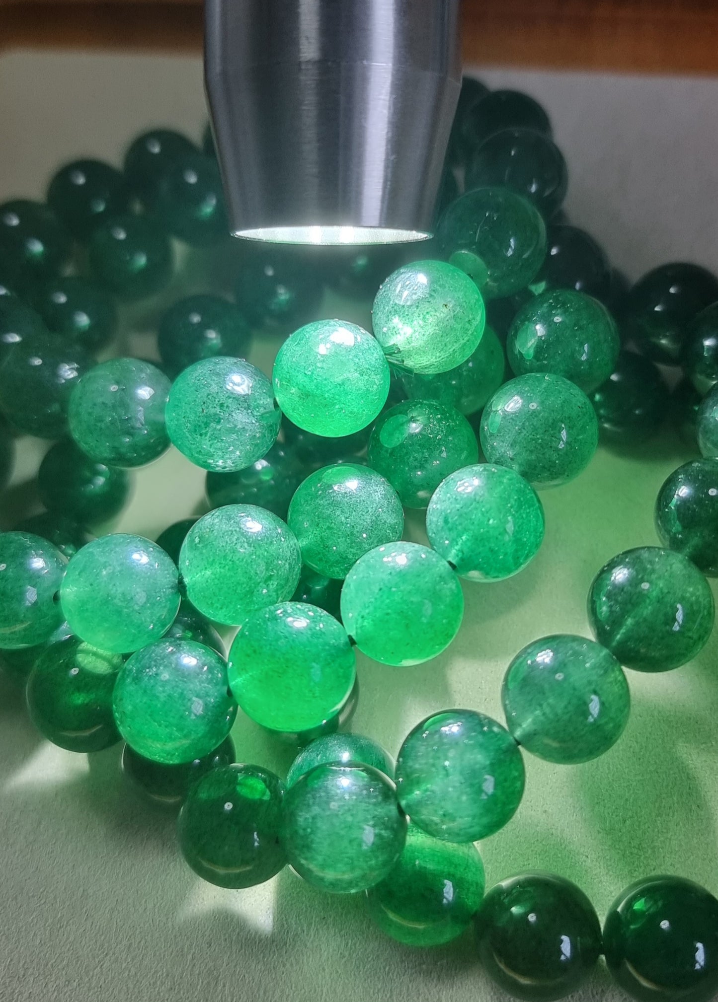 Green Strawberry Quartz (High Grade) 12mm 绿草莓晶