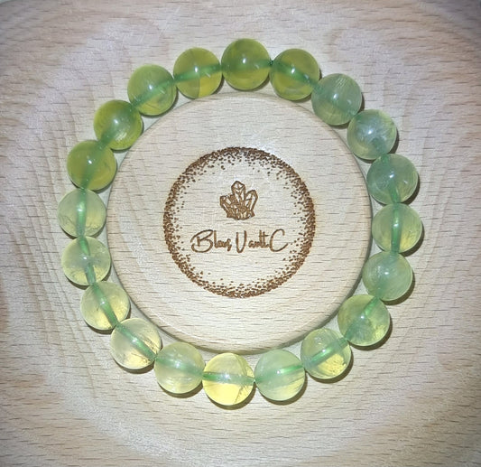 Green Prehnite Clear Clarity (Premium Grade) 10mm 葡萄石