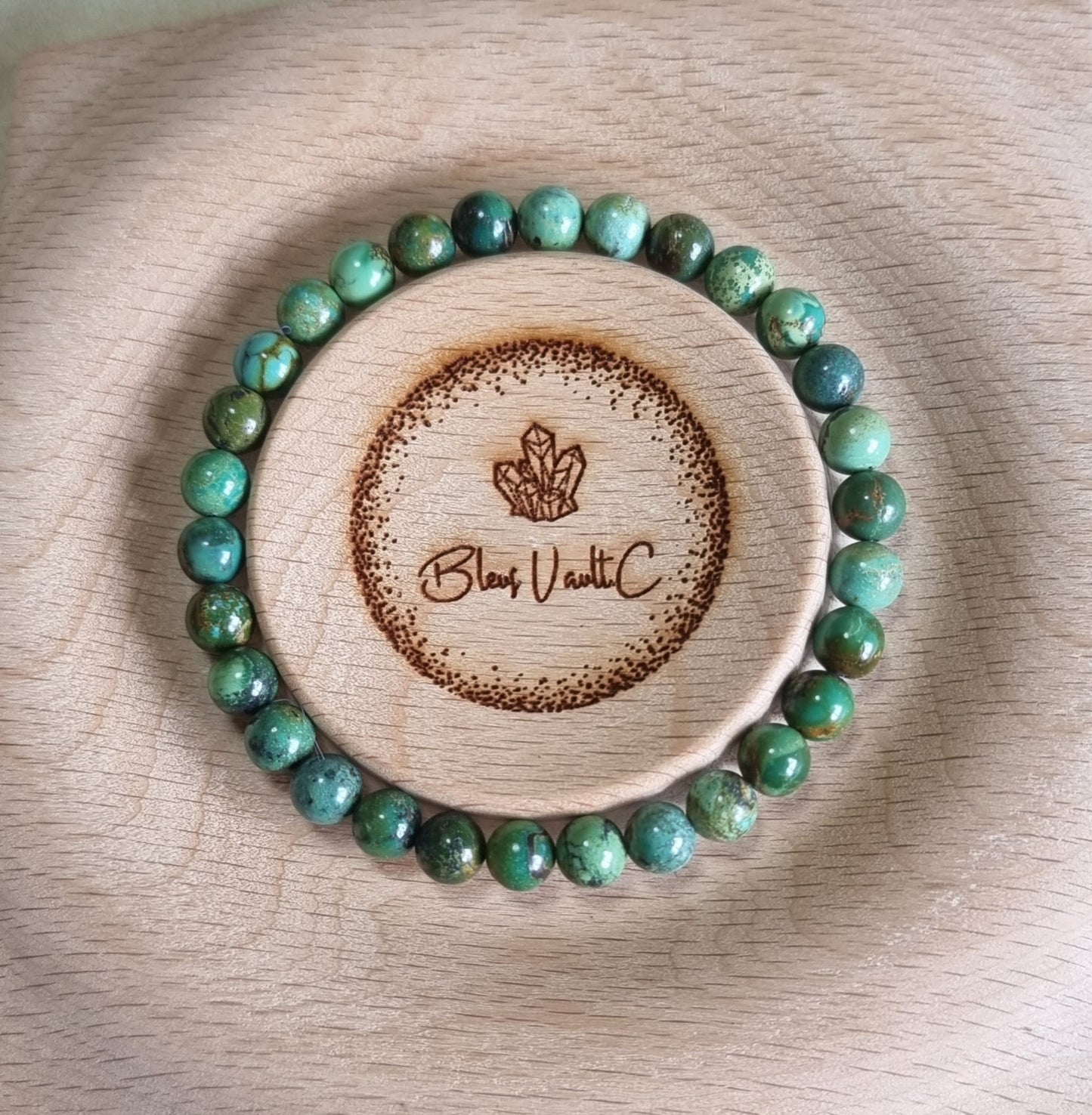 02-Turquoise 7mm with Certification 绿松石